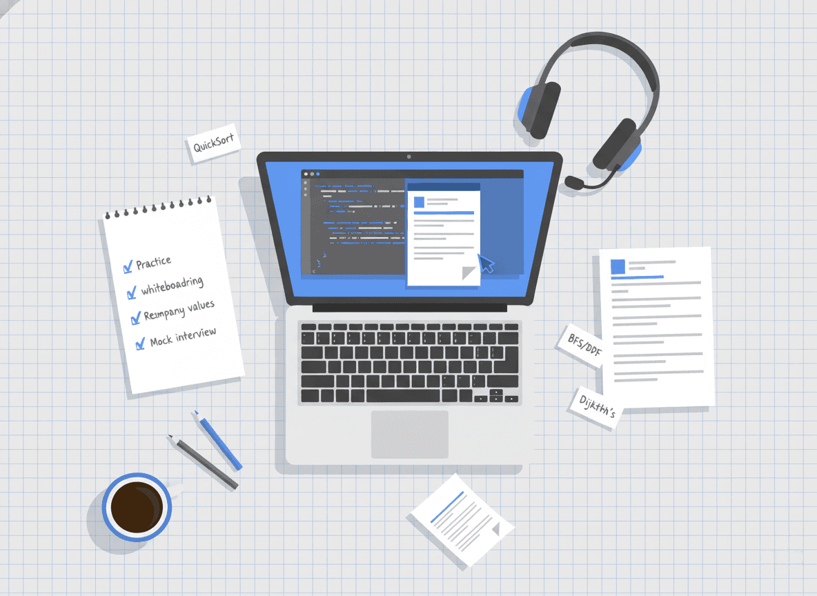 Job Interview Preparation Illustration